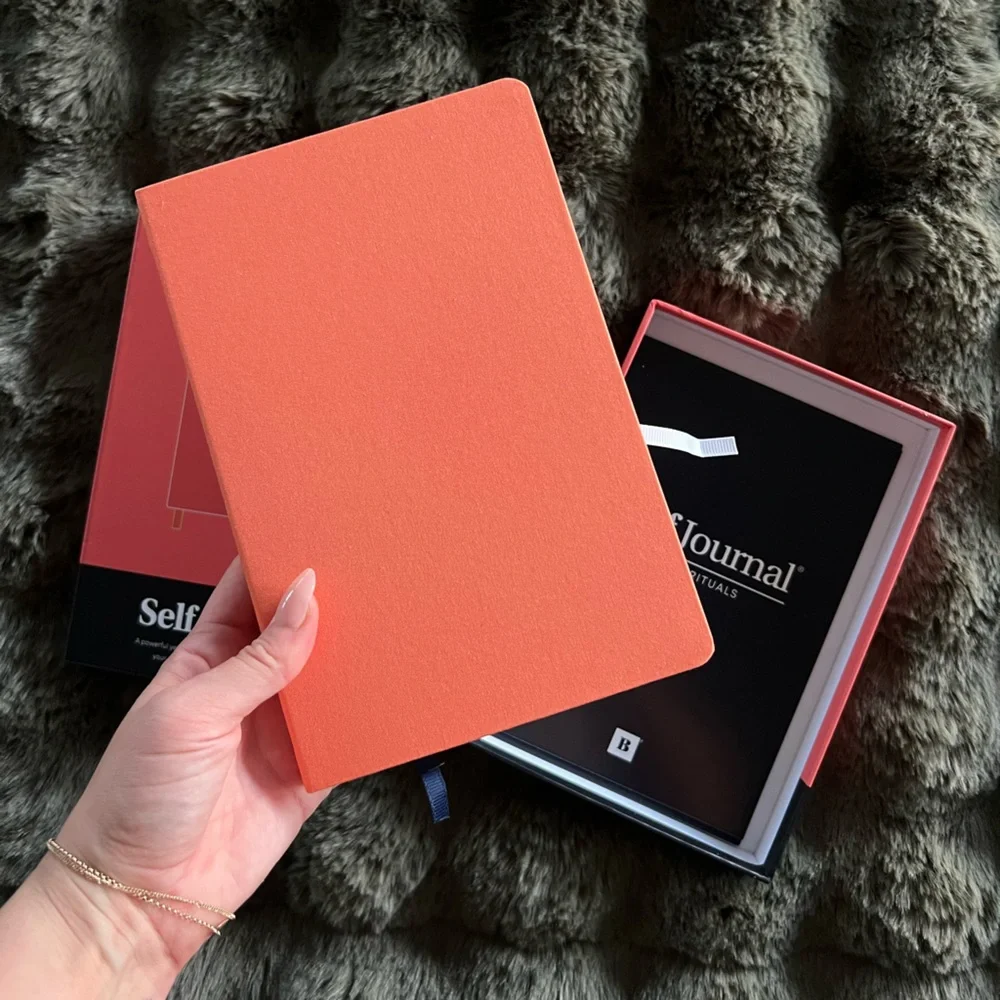 Self Journal Hardcover Productivity Notebook - Coral
